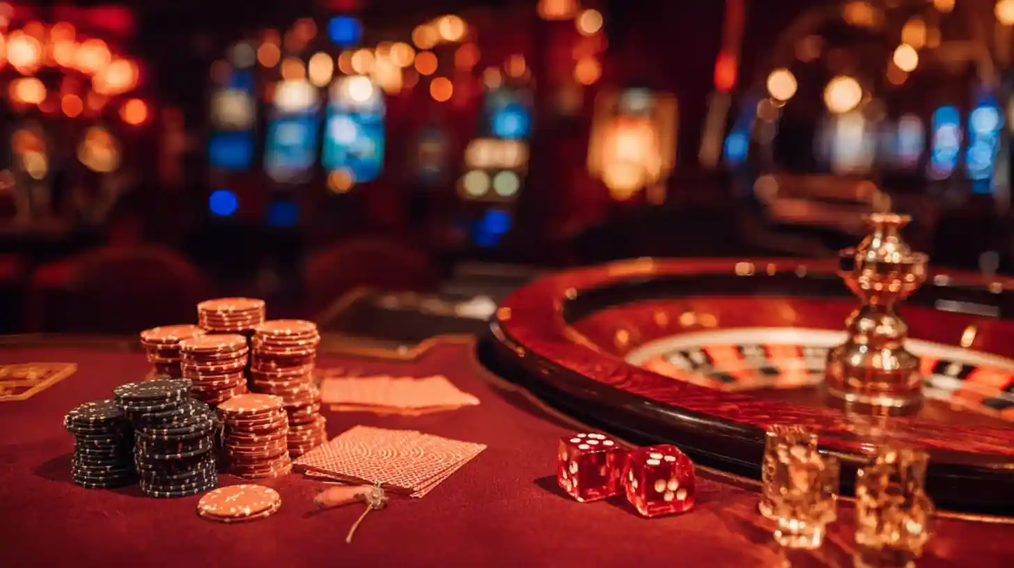 baccarat table layout